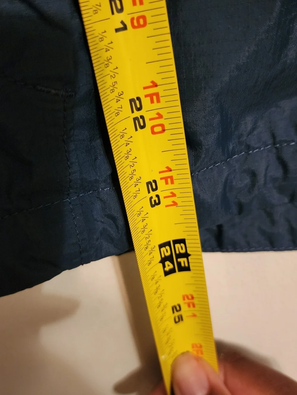 The North Face Hyvent Windbreaker Hooded Jacket Blue Size S Jacket (Flaws)